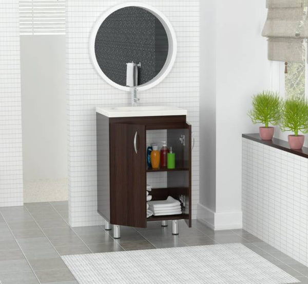 Modern Espresso Color Vanity and Sink