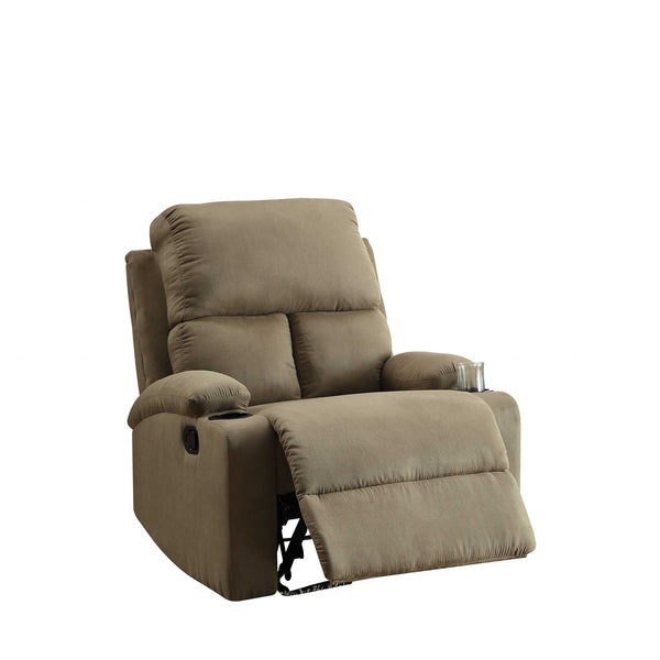 32' X 37' X 39' Sage Microfiber Wood Frame Recliner