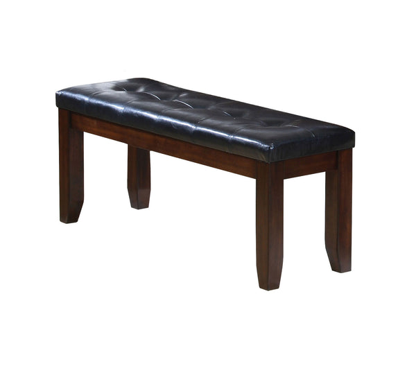 48' X 16' X 20' Black And Cherry Elegant Bench