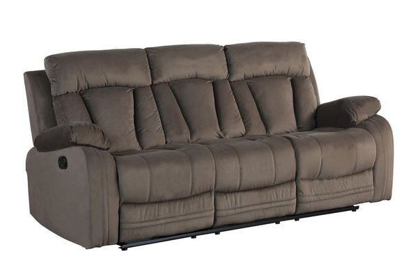 40" Modern Brown Fabric Sofa