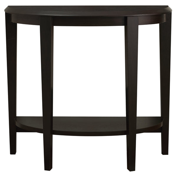 11.75" x 36" x 32.5" Cappuccino Finish Accent Table