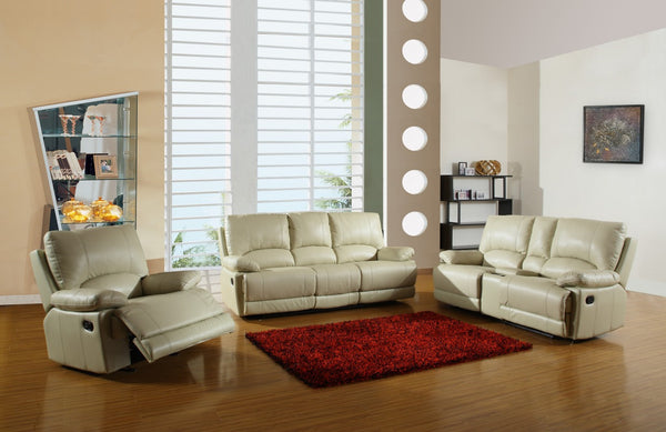 76'' X 40''  X 41'' Modern Beige Sofa Set With Console Loveseat