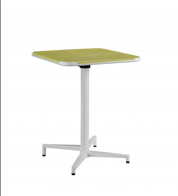 24' X 24' X 30' Yellow White Metal Folding Table