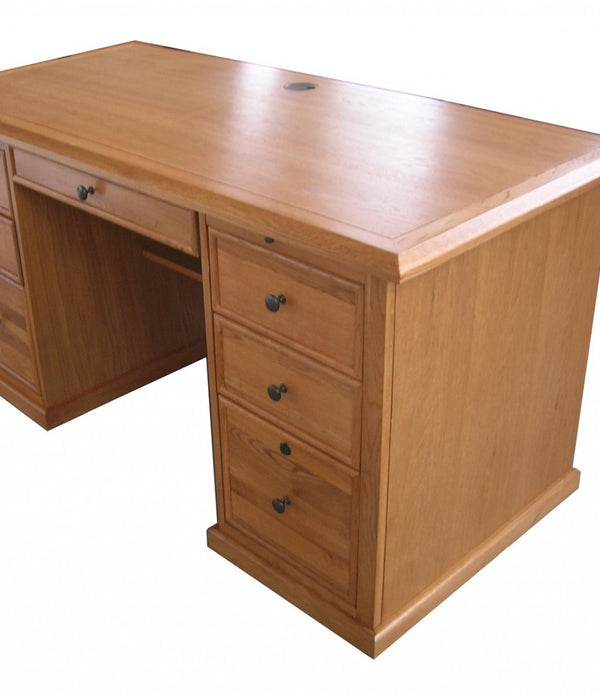 Classic Harvest Oak Hardwood Desk