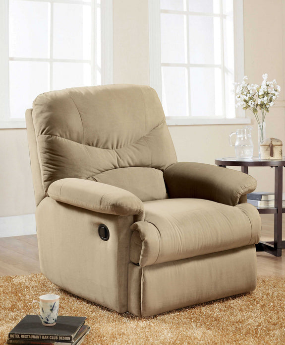 35' X 35' X 40' Beige Microfiber Recliner (Motion)