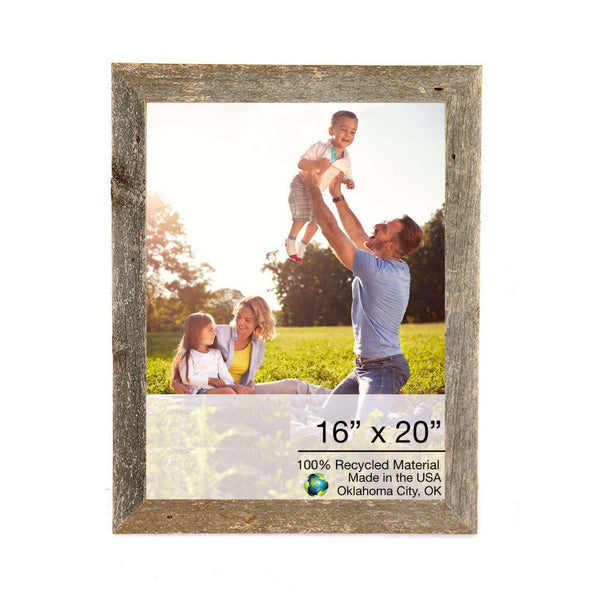 16 x 20 Natural Weathered Grey Picture Frame