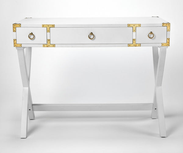 Glossy White Writing Desk