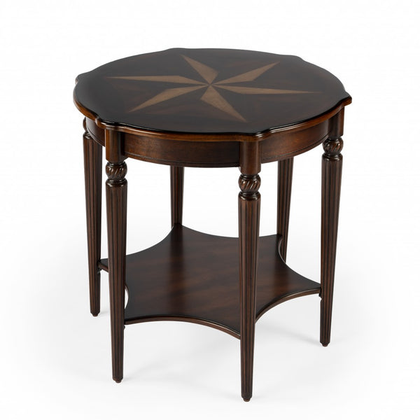 Traditional Cherry Accent Table