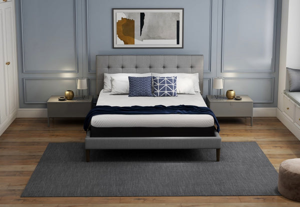 11.5' Lux Copper Infused Gel Memory Foam and High Density Foam Mattress Queen