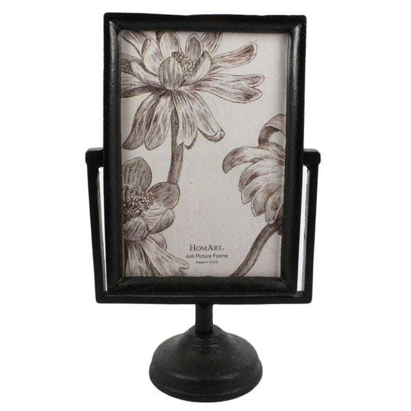 4x6 Black Metal Pedestal Frame