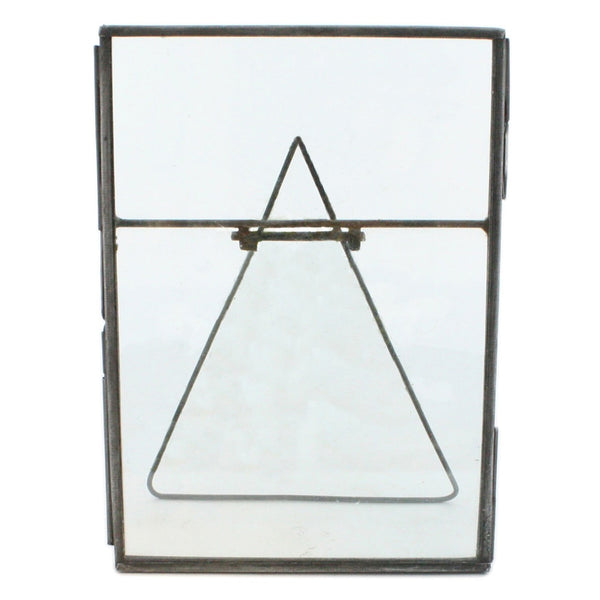 5x7 Silver Metal Vertical Glass Frame