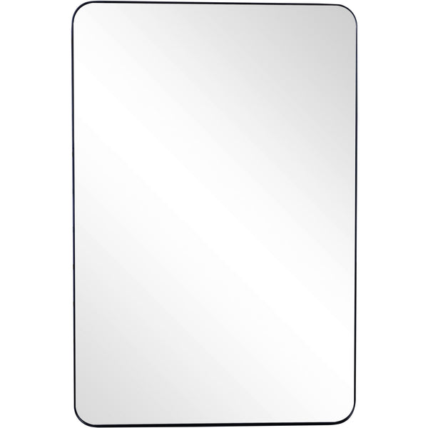 Rectangular Clean Metal Mirror