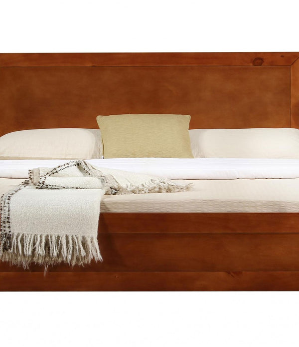 Cherry Wood King Platform Bed