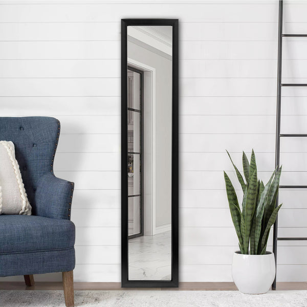 Sleek Black Framed Mirror