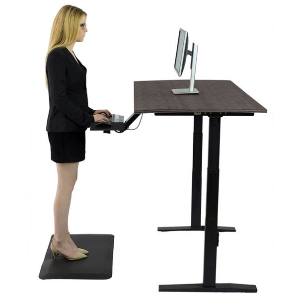 Premier 52" Black Dual Motor Electric Office Adjustable Standing Desk