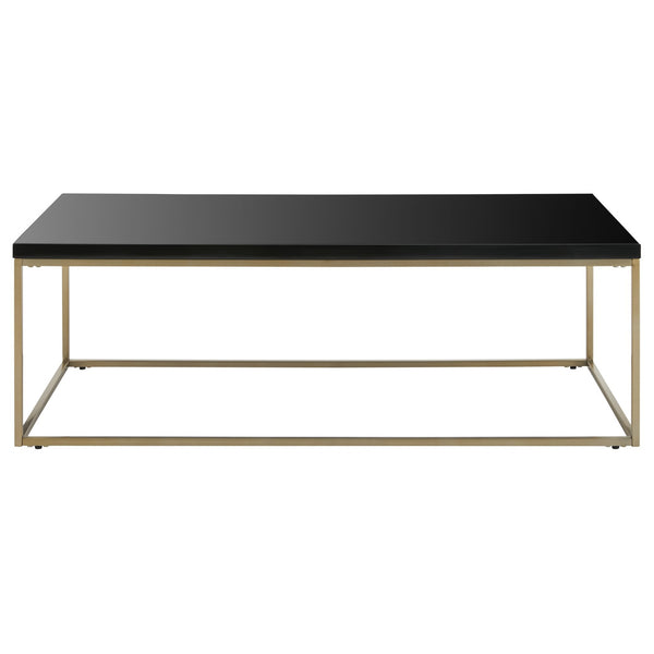 Black on Gold High Gloss Coffee Table