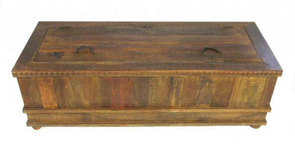 Rectangular Trunk Traditional Coffee Table