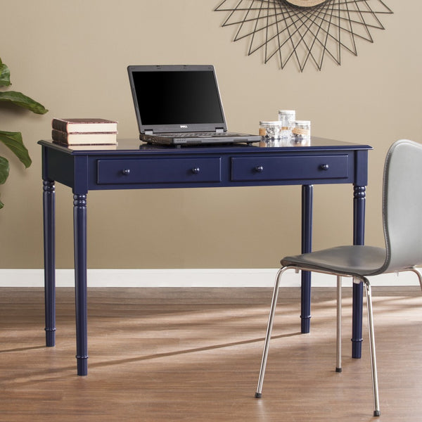 Navy Blue Writing Desk