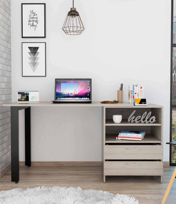 Light Gray Computer Desk