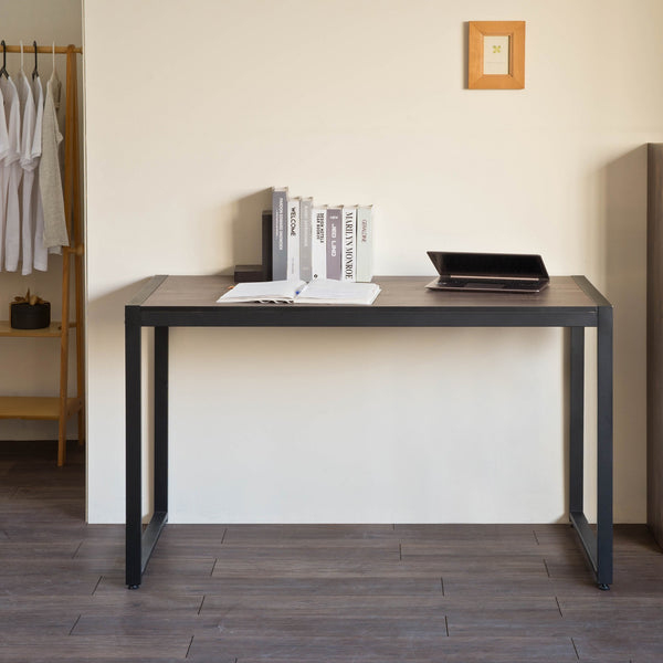 Mod Industrial Black and Walnut Finish Table Desk