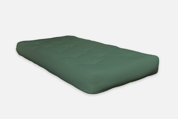 8' Green Double Foam Twin Futon Mattress