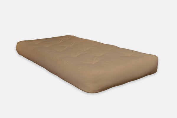 8' Khaki Double Foam Twin Futon Mattress