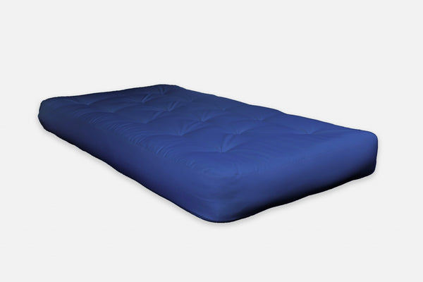 8' Royal Blue Double Foam Futon Queen Mattress