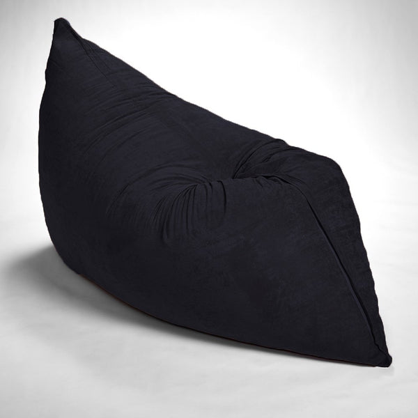 73' x 38' Black Sofa Sack Bean Bag Lounger