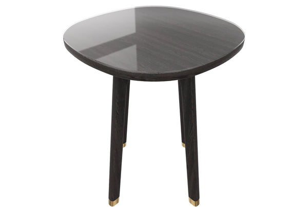 17” Mod Scandi Black Wood End or Side Table